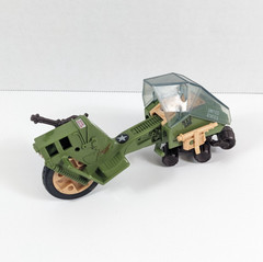 GI JOE Action Figure Toys L.C.V. RECON SLED Vehicle Used Incomplete 1986