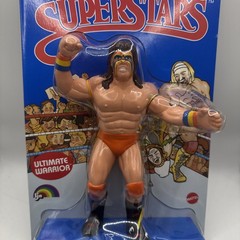WWE LJN MATTEL SUPERSTARS ULTIMATE WARRIOR 8″ ACTION FIGURE BLUE CARD SHIPS NOW
