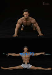 Silicone Body1/6th LDDOLL 30cm Male Suntan Seamless Fingers Moveable Figure Toy