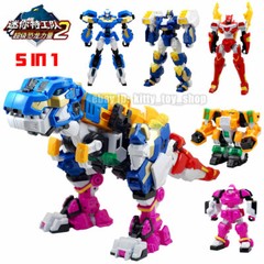 Miniforce Super Dino Power 2 SUPER TYRAKING T-Rex Dinosaur Combined Robot Figure