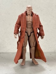 PB-LTC-FRY-BN: Brown Coat for ML Mezco Punisher Gambit Multiple Man (No Figure)