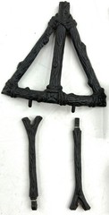 Robin Hood Prince of Thieves Kenner Sherwood Forest Playset (Ewok Village) Rails