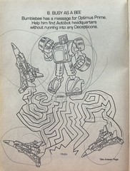 Transformers Generation 2 Decepticon Danger Coloring Activity Book 1993 Vintage