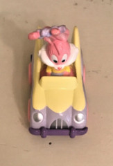 Babs Bunny Roadster Tiny Toon Adventures Diecast Metal Car 1990 by Playskool