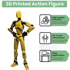 Intricately Designed T-13 Action Figure Set – 9PCS 3D Printed Fun for All Ages