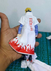 PB-MIN-LTC: 1/12 scale wired fabric 4th Hokage Robe for SHF Minato Namikaze