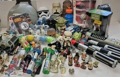 Star Wars Mixed Lot of Toys action figures, PEZ Funko Lightsabers McDonald’s