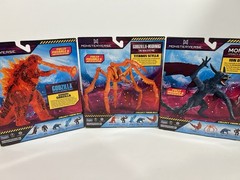 MonsterVerse Godzilla x Kong Lot – Titanus Scylla/ Ion Dragon/ Burning Godzilla