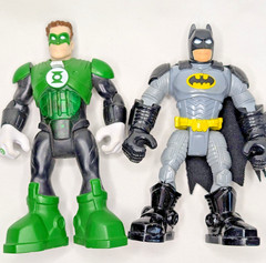 DC HERO WORLD Figures & Krypto Hawkman Batman 5 Different Electronic Lantern