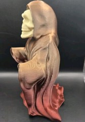 Grim Reaper Skull & Spine Articulated Figure 3D Printed
