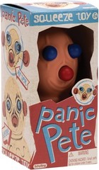 Bright Orange Panic Pete Squeeze Toy – Rubber Stress Ball for Kids Ages 5 and Up