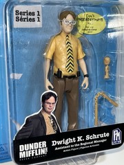 The Office Dwight Schrute Michael Scott 5″ Series 1 Action Figures New Sealed