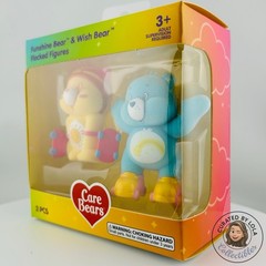Care Bears Figures Funshine & Wish Bear Roller Skates 2pc Set Cloudco NIB