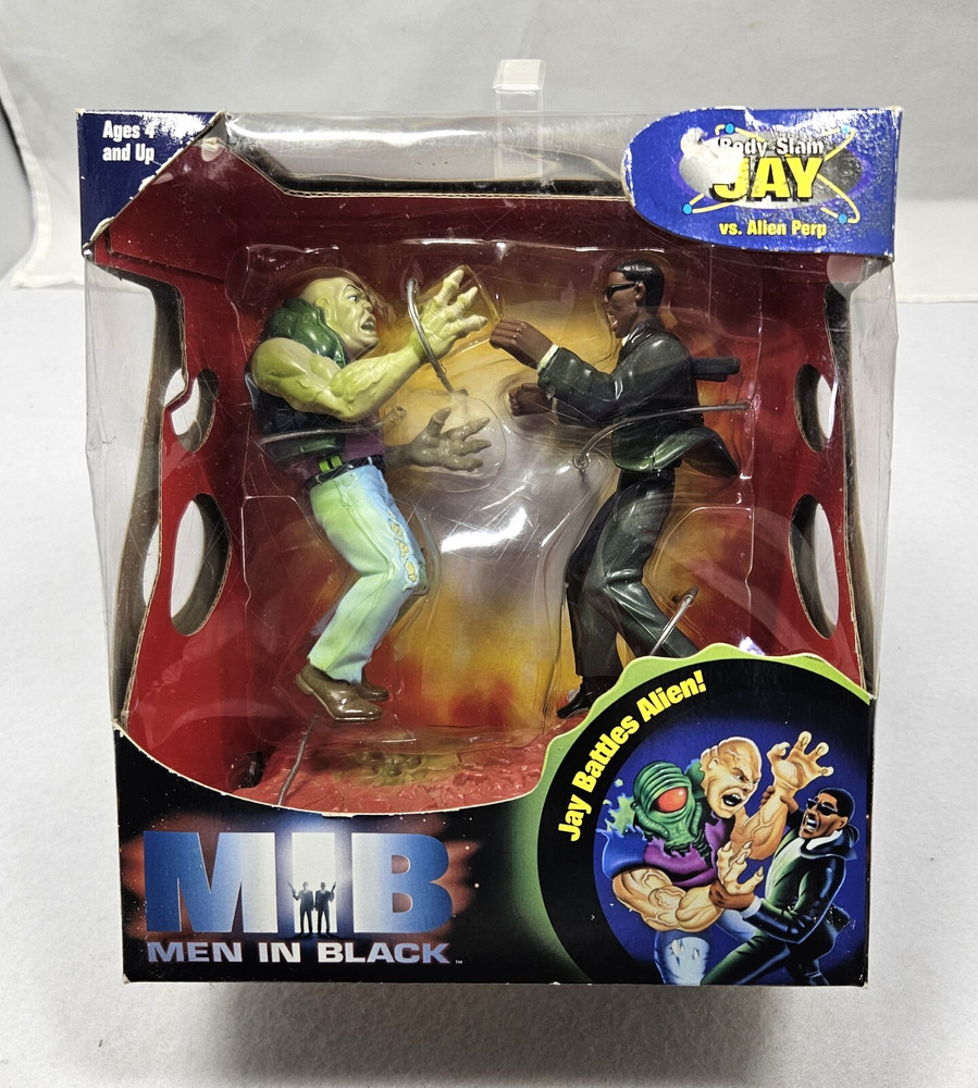 Men in Black Action Figure Alien Ambush “Jay” (Will Smith) Vintage 1997 Sealed