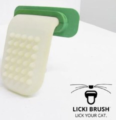 LICKI BRUSH – Glow In The Dark Silicon Rubber Pet Grooming Tongue Cat Brush