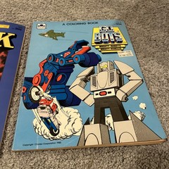 1986 Kenner park toys mask coloring book 1985 Tonka Gots coloring book