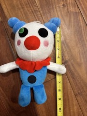 4 PIGGY 8” Clowny, Wolf, Piggy and Zombie Pig Plush Lot