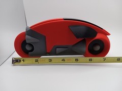 Retro Lightcycle Red for Vintage Tron display action figures & light cycle