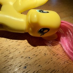My Little Pony G4 Brushable Easter Spring Fluttershy 2010 Rare – Free Shipping