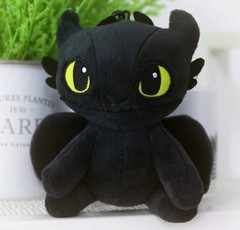 Toothless Plush Doll 4.7″ Sitting Keyring How To Train Your Dragon3 Korea