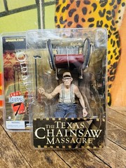 VINTAGE 2004 MCFARLANE MOVIE MANIACS TEXAS CHAINSAW MASSACRE OLD MONTY FIGURE
