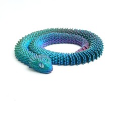 19inch 3D Printed Snake Model,Articulated Animals figure,Fidget Toys Home Decor