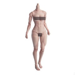 US Worldbox AT206A 1/6 Pale Female Strong Muscle Flexible Joint Body 12” Figure