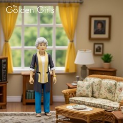 The Golden Girls Dorothy Zbornak 3.75-Inch Retro Action Figure