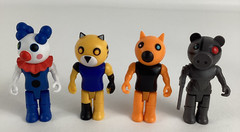 Roblox Piggy Video Horror Game Characters Clowny Tigry Foxy Robby Action Figures