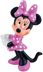 2.76 Inch Minnie Mouse PVC Figure – No Assembly, Perfect for Play and Collecting