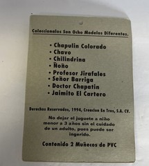 1994 El Chavo Del Ocho & Chapulín Colorado Figure Set Of 8 Sealed Mexico (New)