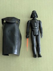 Vintage Star Wars 1977 Darth Vader 12-back Kenner Figure w/Lightsaber & Cape