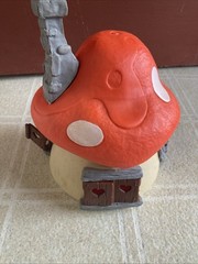 Vintage Smurfs Original Mushroom House 1976 Schleich with Box RARE! See Notes