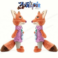 Cute Zootopia Nick Judy Plush Toy Stuffed Doll Gift for Xmas Birthday Party