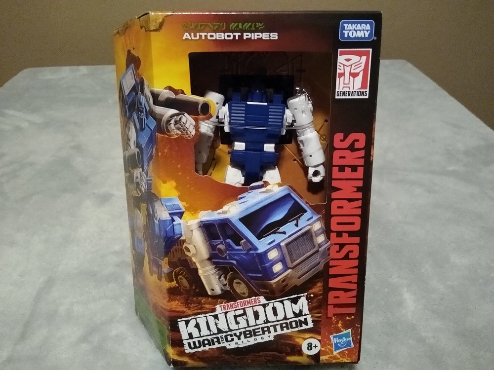 Transformers War for Cybertron Kingdom ⭐ Autobot Pipes ⭐ Deluxe WFC-K32 ~NEW