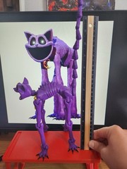 Large Cat Nap Toy – Poppy Play time Inspired 3D Printed Fidget Toy Eyes glow