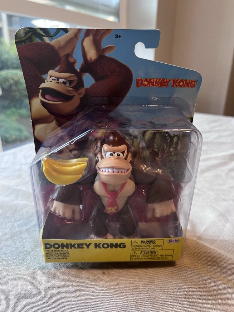2023 Jakks Pacific World of Nintendo: Donkey Kong – DONKEY KONG (w/ Bananas)
