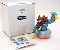 Skylanders Giants LIGHTNING ROD Series 2 Figure/Code NEW Box Wii-U PS3 3DS Xbox