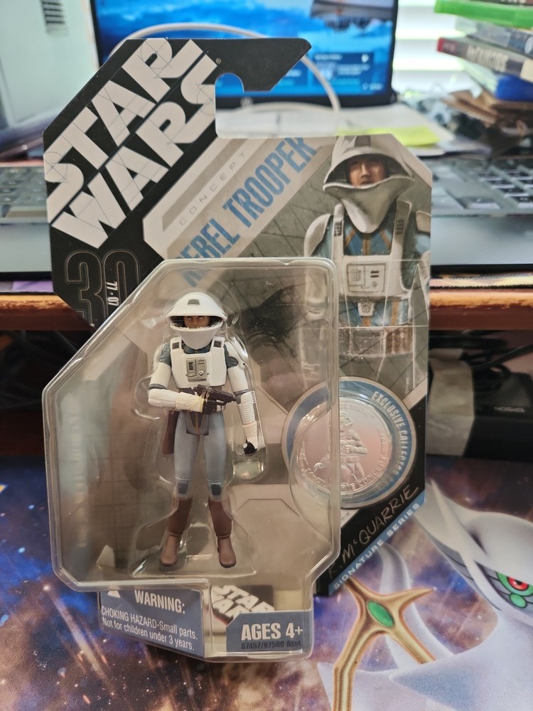 Star Wars 30th Anniversary #60 Concept Rebel Trooper W/coin Mcquarrie