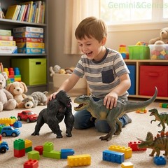 Gemini&Genius King Kong Toys Vastatosaurus Rex Dinosaur World Toys Ponte de pie