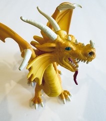 Schleich RARE Yellow Exclusive Dragon