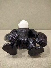 Trash Goodz Large Gorilla Glow in the Dark Sofubi Soft Vinyl Figure 7.9in