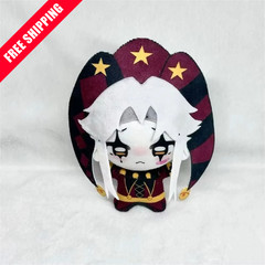 Game The Freak Circus Pierrot Cosplay Doll Plush Stuffed Soft Plushies