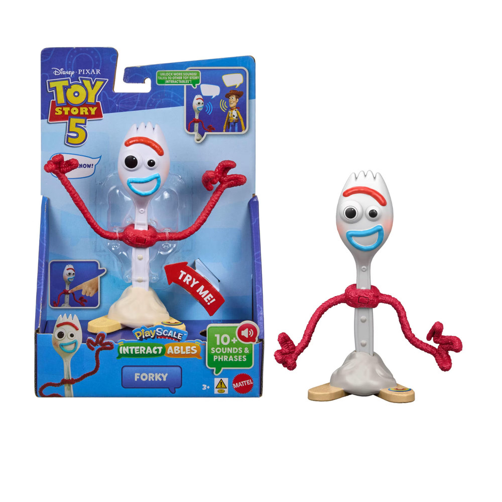 Disney / Pixar Toy Story 5 Playscale Interactables Forky 7-Inch Talking Figure