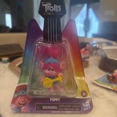 Dreamworks Trolls World Tour Movie Poppy 3” Action Figure New Sealed