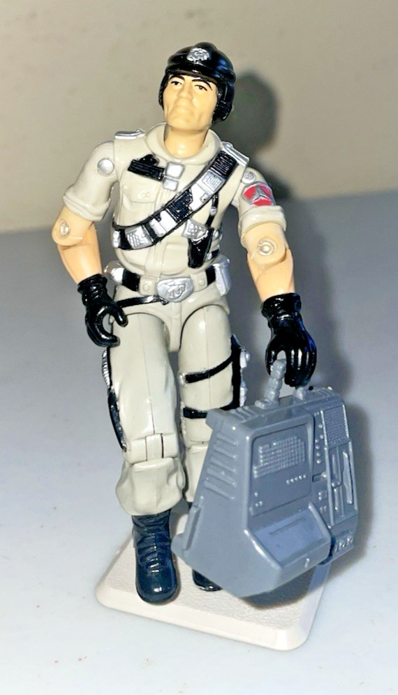 G.I. JOE ARAH Mainframe 1986 Computer Specialist Figure with Computer
