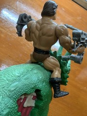 CUSTOM BIONATOPS Triceratops He-man MOTU Must See! ONE-OF-A-KIND! Jurassic Park