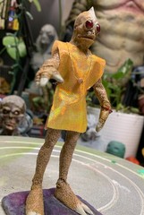 Land of the Lost prototype ENIK Sleestak custom miniature figure with base
