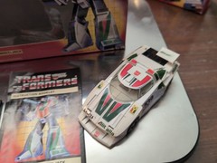 Vintage G1 Transformers Wheeljack 95% Complete 1980 82 Pre Rub W/ Display Box*