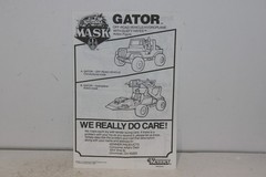M.A.S.K. mask gator instructions
